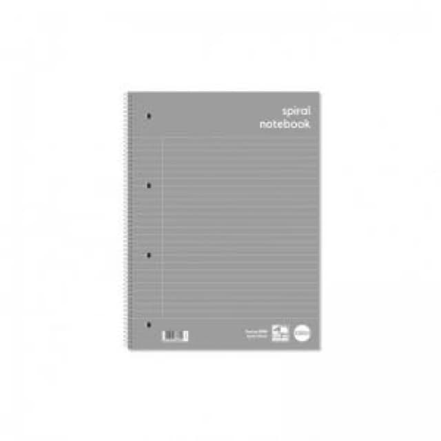 RHINO A4 Spiral Notebook 140 Pages 8mm Lined with Margin CTSTRHSS1405A4