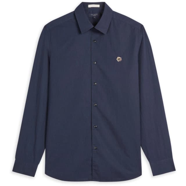 Ted Baker Fonik Poplin Shirt - Blue Blue XS