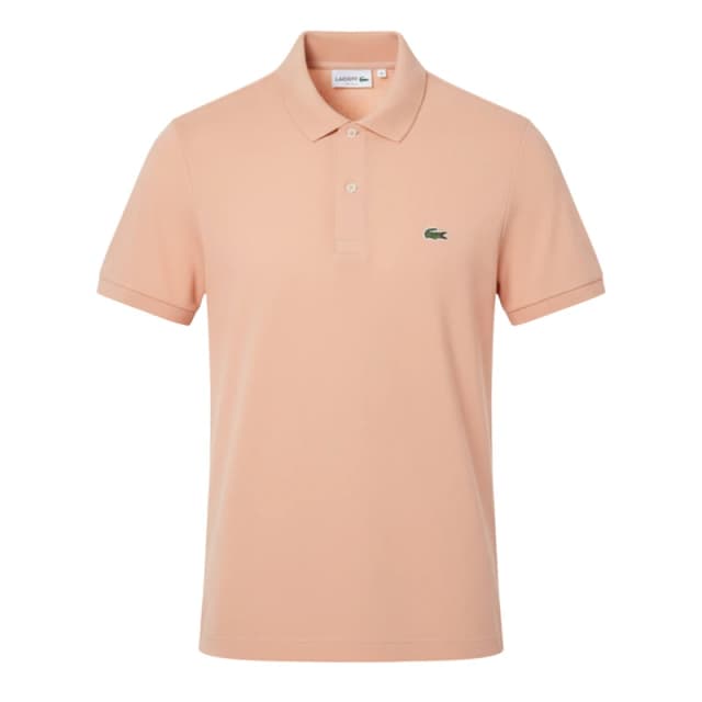Lacoste Slim-Fit L.12.12 Pique Polo Shirt Orange male XS