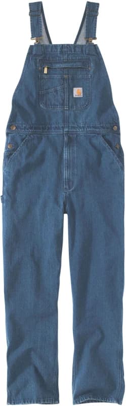Carhartt Denim Bib, dungarees , color: Blue , size: W48/L32