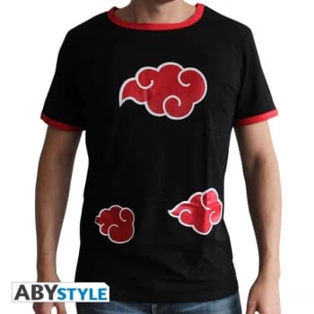 Naruto Shippuden - Akatsuki Mens Large T-Shirt - Black