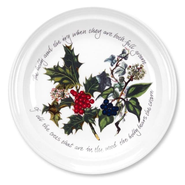 Portmeirion Holly and Ivy The Holly and the Ivy Set of 6 Side Plates Green unisex One Size