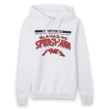 Marvel Spider-Man Wall Crawler Unisex Hoodie - White - L