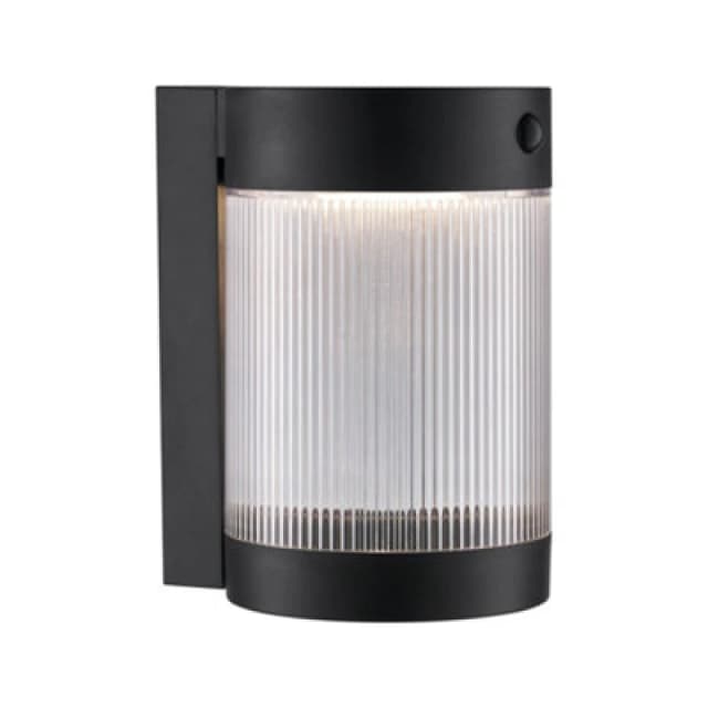 Nordlux Coupar Outdoor Plastic Wall Light Black,battery Led