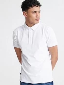 Superdry City Polo Top, White Size M Men