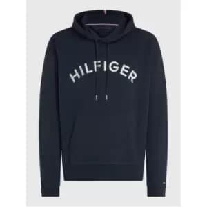 TOMMY HILFIGER Arched Logo Archive Fit Hoody - Blue