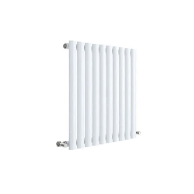 Balterley Horizontal Single Panel Radiator 1477 BTU Gloss White 600mm x 586mm White