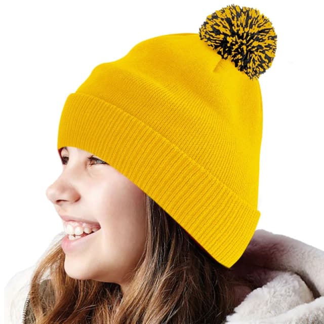 Beechfield Beechfield Men Beanie in Mustard Mustard One Size Male 5063238652309