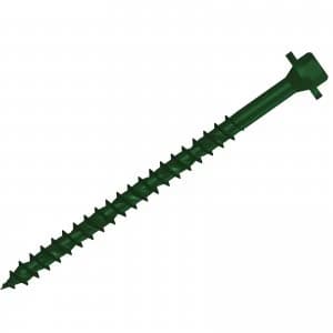 Forgefix Hexagonal Torx Timber Screws Green 7mm 100mm Pack of 50