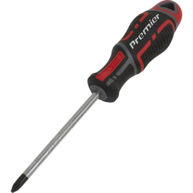 Loops PREMIUM Phillips 2 x 100mm Screwdriver - Ergonomic Soft Grip - Magnetic Tip Multi