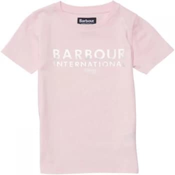 Barbour International Montegi T Shirt Junior - Pink PI13