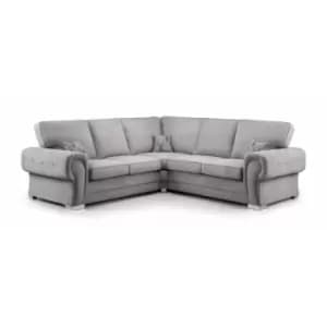 Victis Luxury Corner Sofa Fullback 2c2 - Grey - Grey