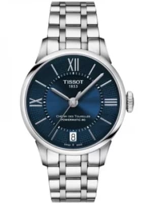 Tissot Ladies T-Classic Chemin Des Tourelles Powermatic Blue Watch...