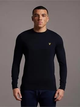 Lyle & Scott Merino Jumper, Navy Size M Men