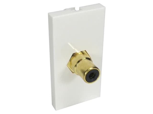 Cables Direct Cables Direct V-MOD1RCABK socket-outlet RCA White AV-MOD1RCABK