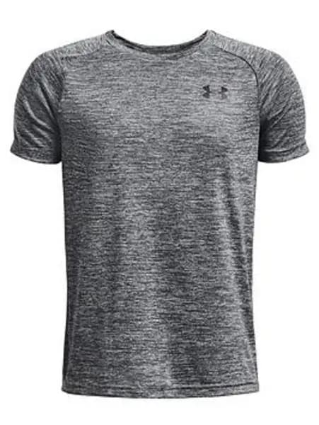 Under Armour Older Boys Tech 2.0 Short Sleeve T-Shirt - Grey, Size S=7-8 Years Grey VDOCJ Unisex S=7-8 YEARS