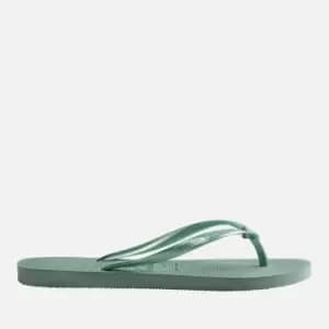 Havaianas Slim Crystal Rubber Flip Flops - UK 6/7
