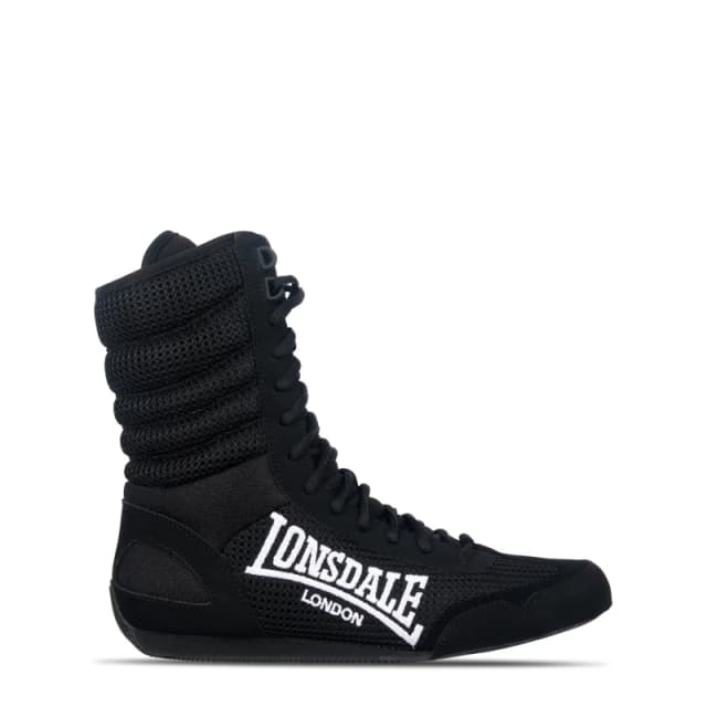 Lonsdale Contender Boxing Boots Junior Black/White male 3 (35.5)