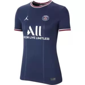 Nike Paris Saint Germain x Jordan Home Shirt 2021 2022 Ladies - Blue