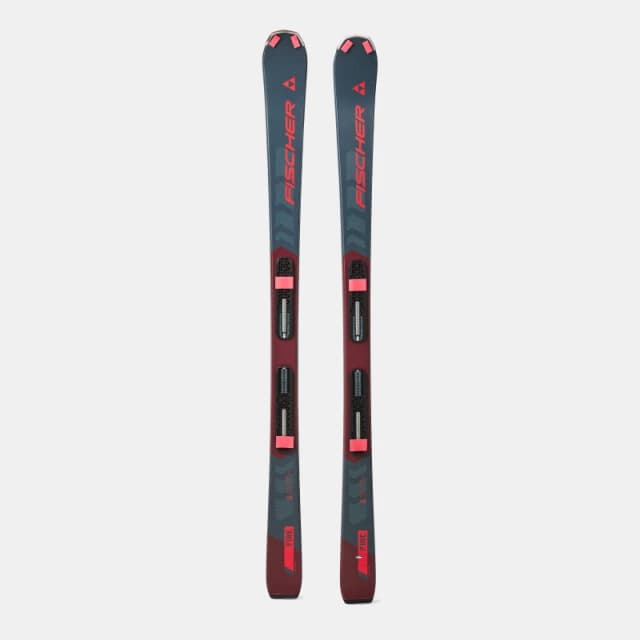 Fischer Mens Fire Skis Black/Red male 160 cm