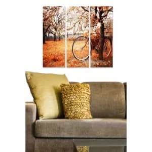 MDF283600490 Multicolor Decorative MDF Painting (3 Pieces)