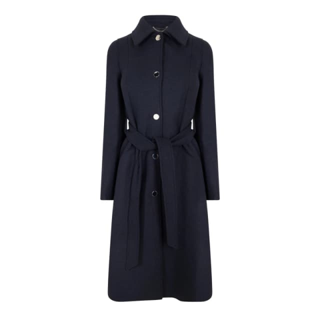 Boss Womens Casiotta Overcoat Dark Blue female 4 (XXS)