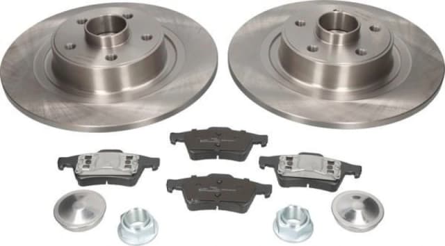 MAPCO 47173 Brake disc and pads set Rear Axle, Brake Disc Type: solid, with wheel bearing Brake Set,disc brakes (3405)
