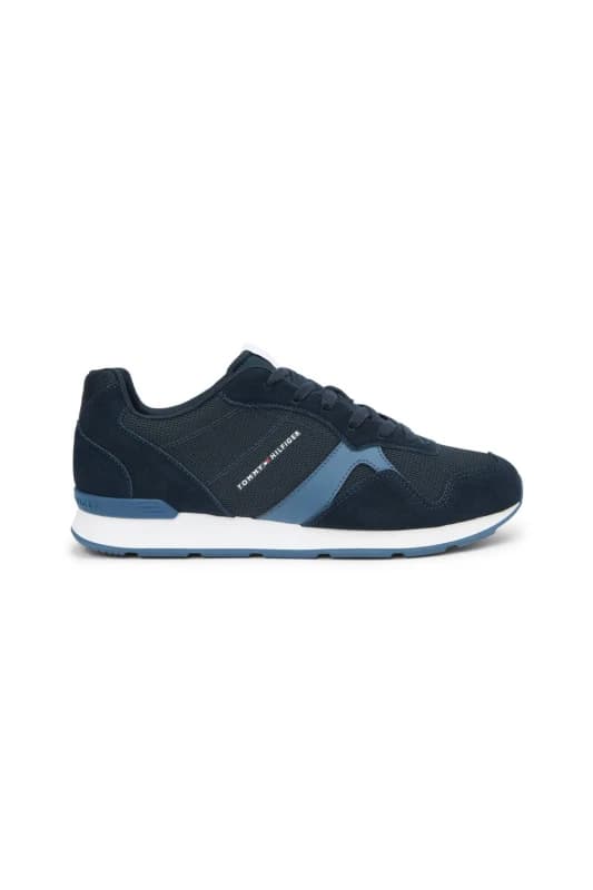 Tommy Hilfiger Mens Runner Icon Mix in Navy Size: 42 Navy Male 42