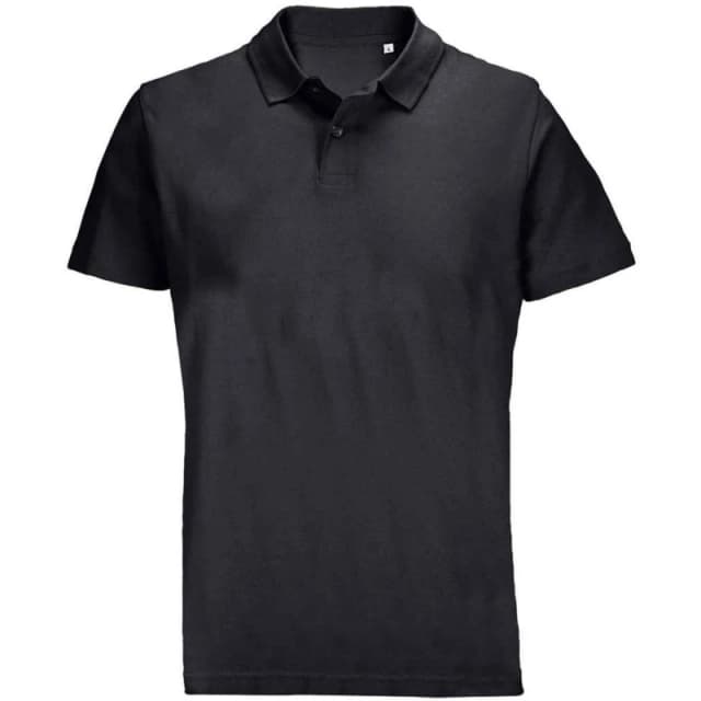 SOL'S Pulse Pique Polo Shirt in Black Size: Small Black Unisex S