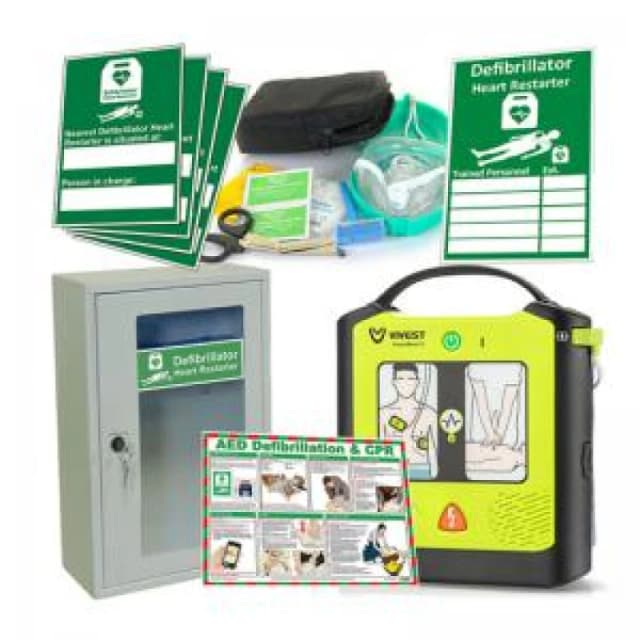 Vivest Power Beat Semi - Auto Defib Indoor Cabinet Package