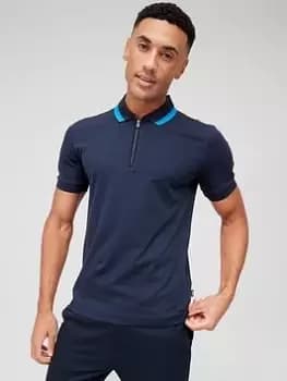 Boss Polston 33 Slim Fit Polo Shirt - Dark Blue