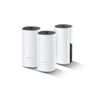 TP Link Deco P9 AC1200 + AV1000 HomePlug Hybrid Mesh WiFi System (3 Pack) - White