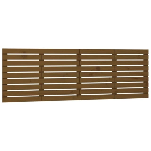 VIDAXL Wall Headboard Honey Brown 166x3x63cm Solid Wood Pine Vidaxl 824751