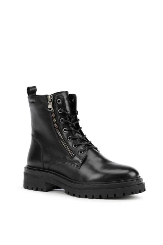 Geox Womens D IRIDEA F ANKLE BOOTS in Black Size: 6 Black Female 6