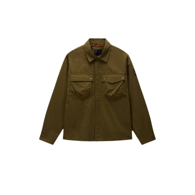 Overshirt Napapijri Leoras Vert Male XS