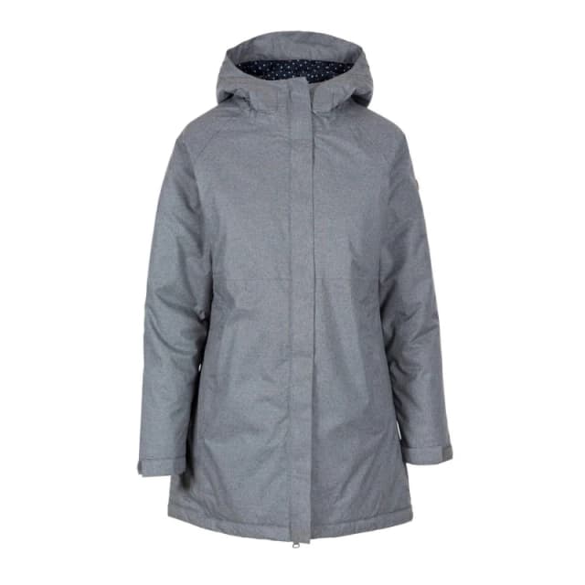 Trespass Wintertime Waterproof Jacket Grey female 10