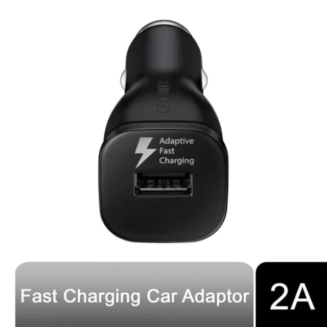 Samsung 2A Dual Port Adaptive Fast Car Charger for Samsung EP-LN915U Black