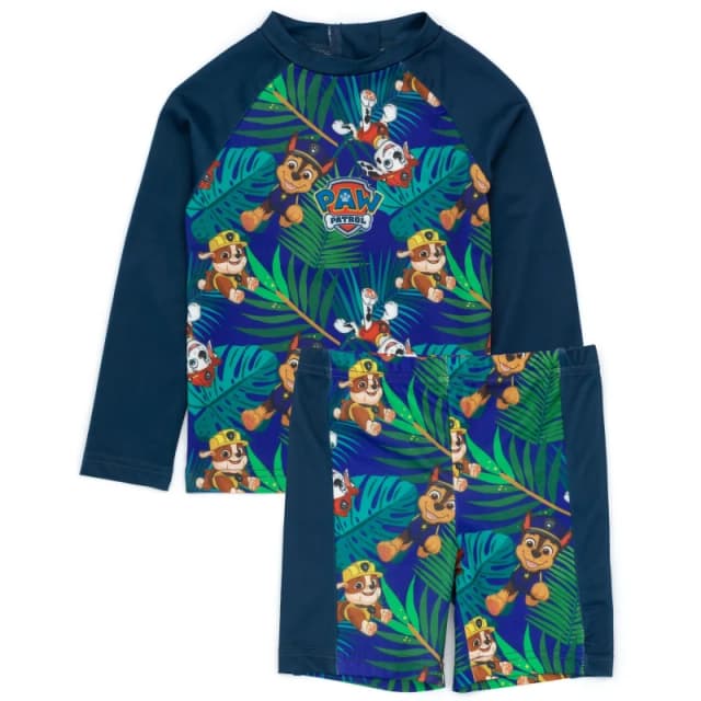 Paw Patrol 2 Piece Swim Set Blue
