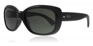 Ray-Ban Jackie Ohh Sunglasses Shiny Black 601 58mm