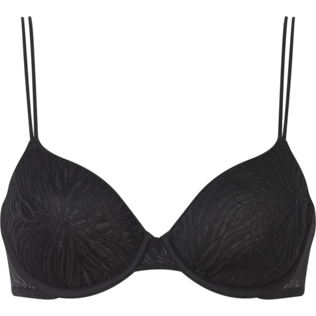 Calvin Klein Marquisette Lightly Lined Demi Bra - Black 30D