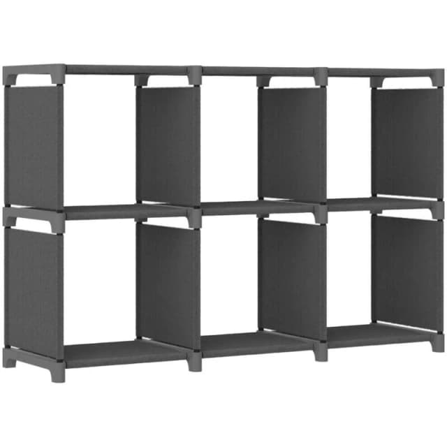 VIDAXL Vidaxl - 6-Cube Display Shelf Grey 103x30x72.5cm Fabric 8720286042656