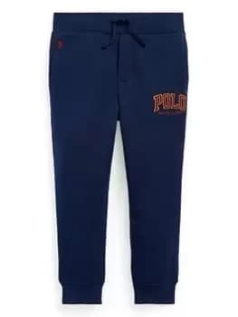 Ralph Lauren Boys Polo Logo Jog Pants - French Navy/Wine