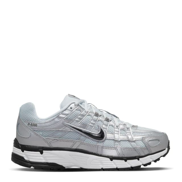 Nike P-6000 Shoes Womens Wht/Blk/Silver female 5 (38.5)