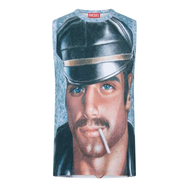 Diesel Unisex Adults Bisco Lngr Mag T-Shirt Black unisex XS