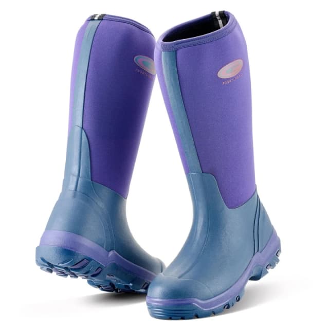 Grubs Boots Womens Frostline 5.0 Classic Insulated Wellington Boots in Violet Size: 4 Violet Female 4
