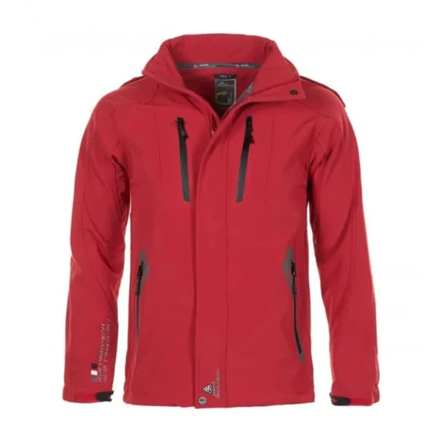 Peak Mountain Children's softshell jacket Peak Mountain Ecilo Rouge Male 16 ans ECILO/10-16/BG-ROUGE