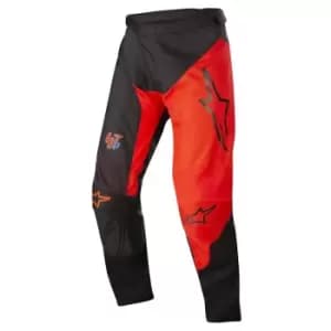 Alpinestars Racer Supermatic Pants Black Bright Red 32