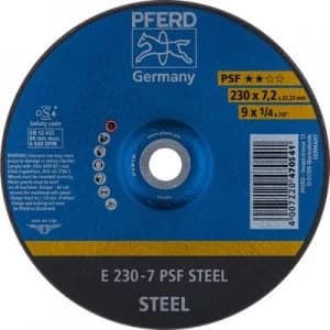 PFERD 62023634 Psf Steel Grinding disc (off-set) 230 mm 22.23mm 10 pc(s)