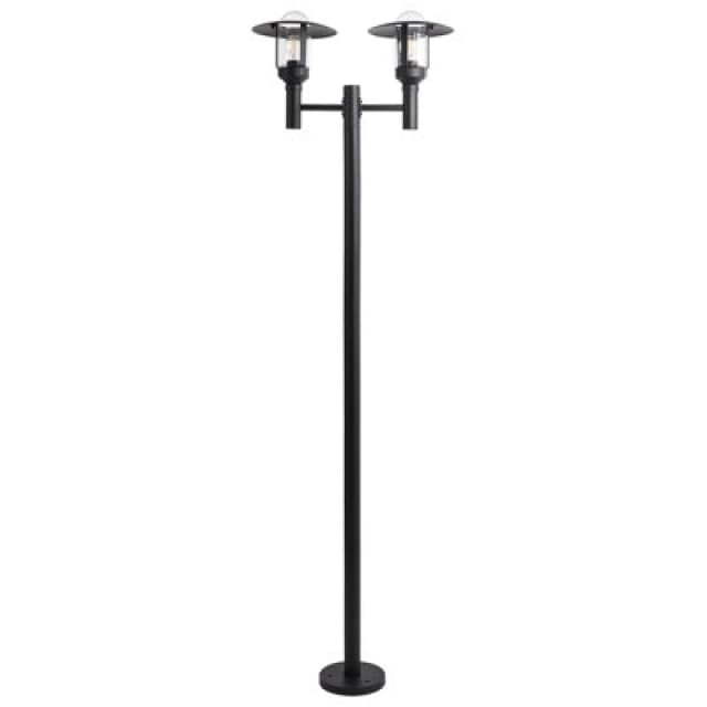 Beliani Retro Outdoor Lamp Post Tizu Black