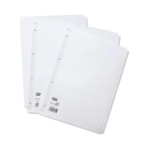 Elba A4 Dividers Europunched 12 Part White Single
